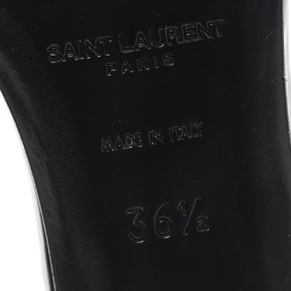 Saint Laurent Patent Calfskin Opyum 85 Sandals 36.5 Black 7 of 10