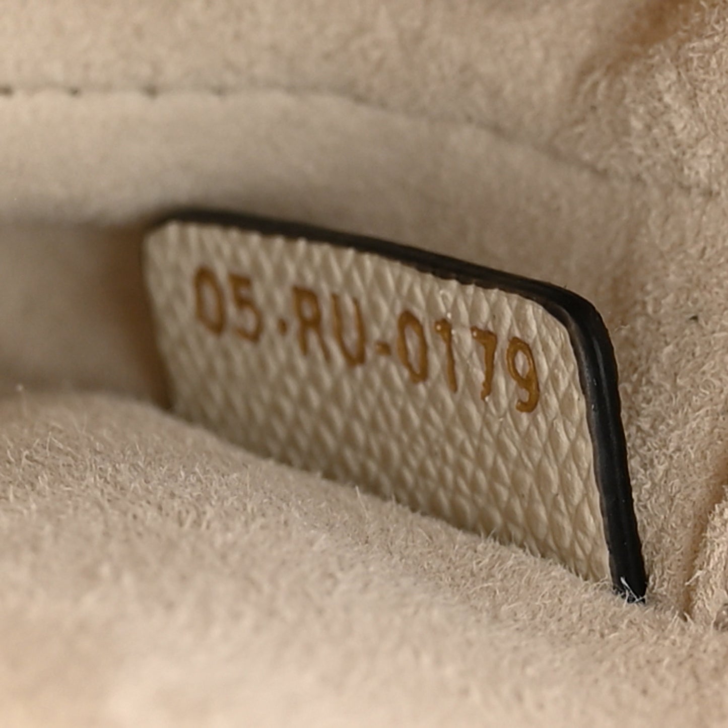 Grained Calfskin Mini Saddle Bag White