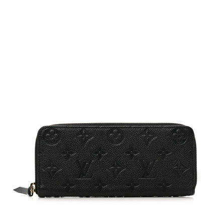 Louis Vuitton Empreinte Clemence Wallet Black 1 of 6