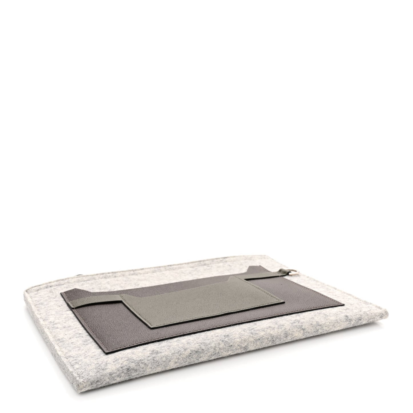 Felt Epsom Colorblock Toodoo 29 Zip Pouch Ebene Vert de Gris