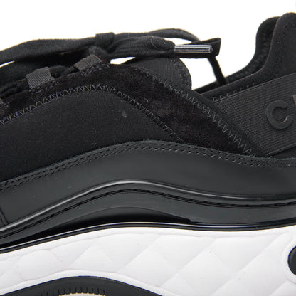 Chanel Velvet Calfskin Mixed Fibers CC Sneakers 41 Black 12 of 13