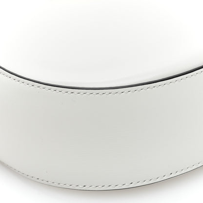 Prada Box Calfskin Shoulder Bag White Black 8 of 9