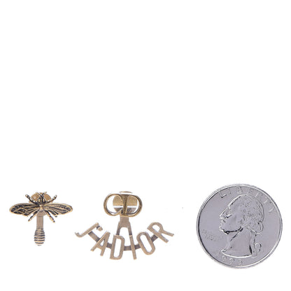 Christian Dior Metal J'Adior Earrings Aged Gold 2 of 5