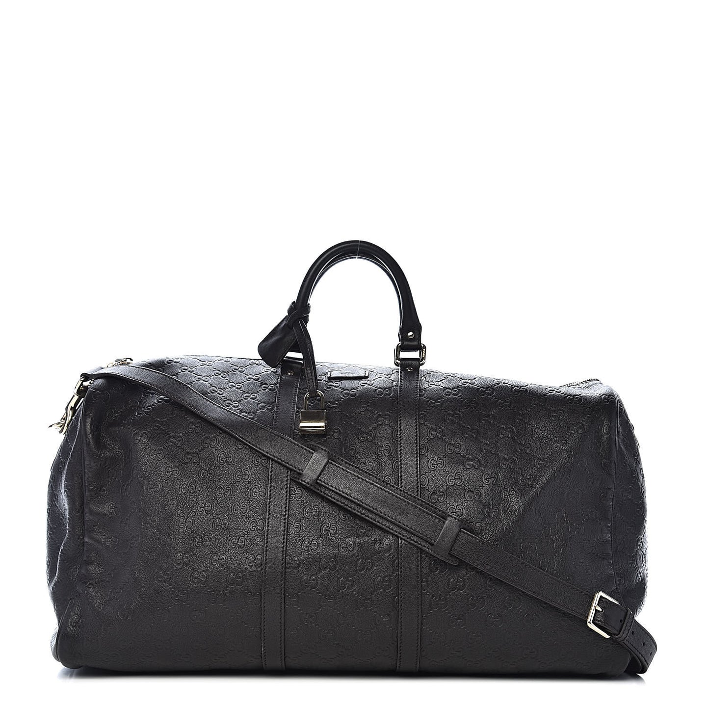 Guccissima Large Carry On Duffle Chocolate