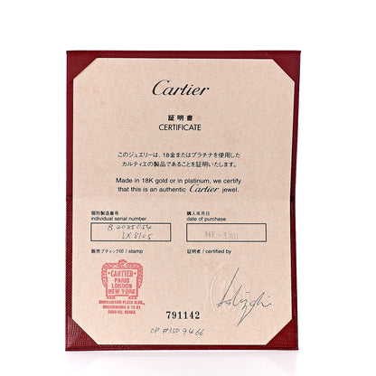 Cartier 18K Yellow Gold 3.5mm LOVE Wedding Band Ring 54 6.75 5 of 5
