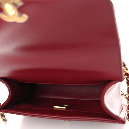 Chanel Calfskin Quilted Mini Perfect Fit Flap Burgundy 5 of 13