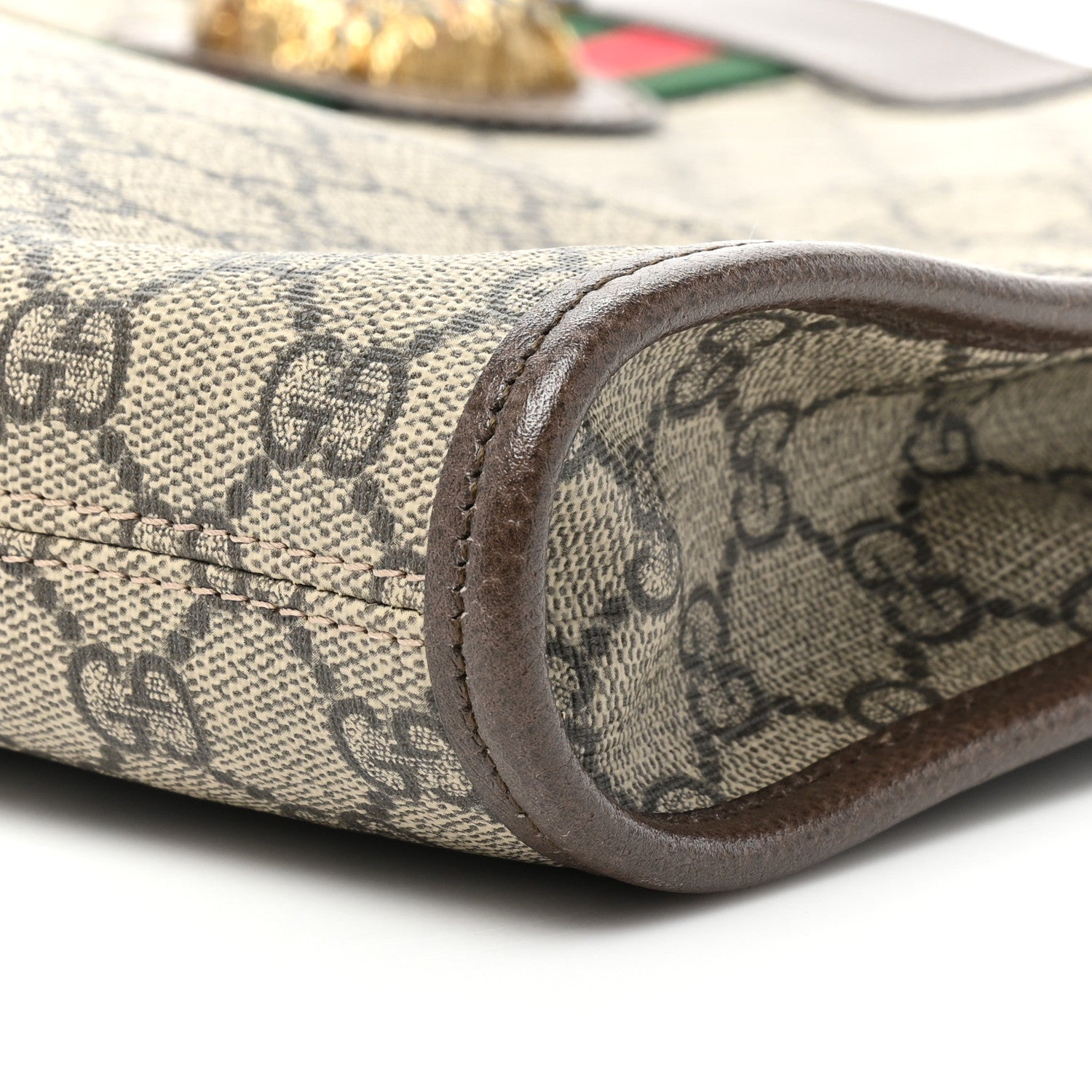 Gucci GG Supreme Monogram Large Rajah Chain Tote Beige New Acero 11 of 11