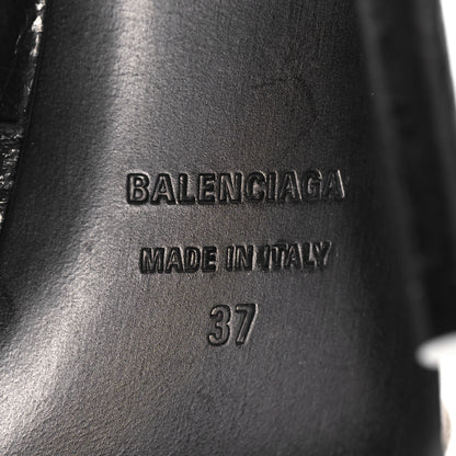 Balenciaga Agneau Arena Cagole 110mm Sandals 37 Black 8 of 10