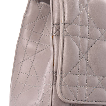 Christian Dior Lambskin Cannage Medium Miss Dior Flap Grey 10 of 10