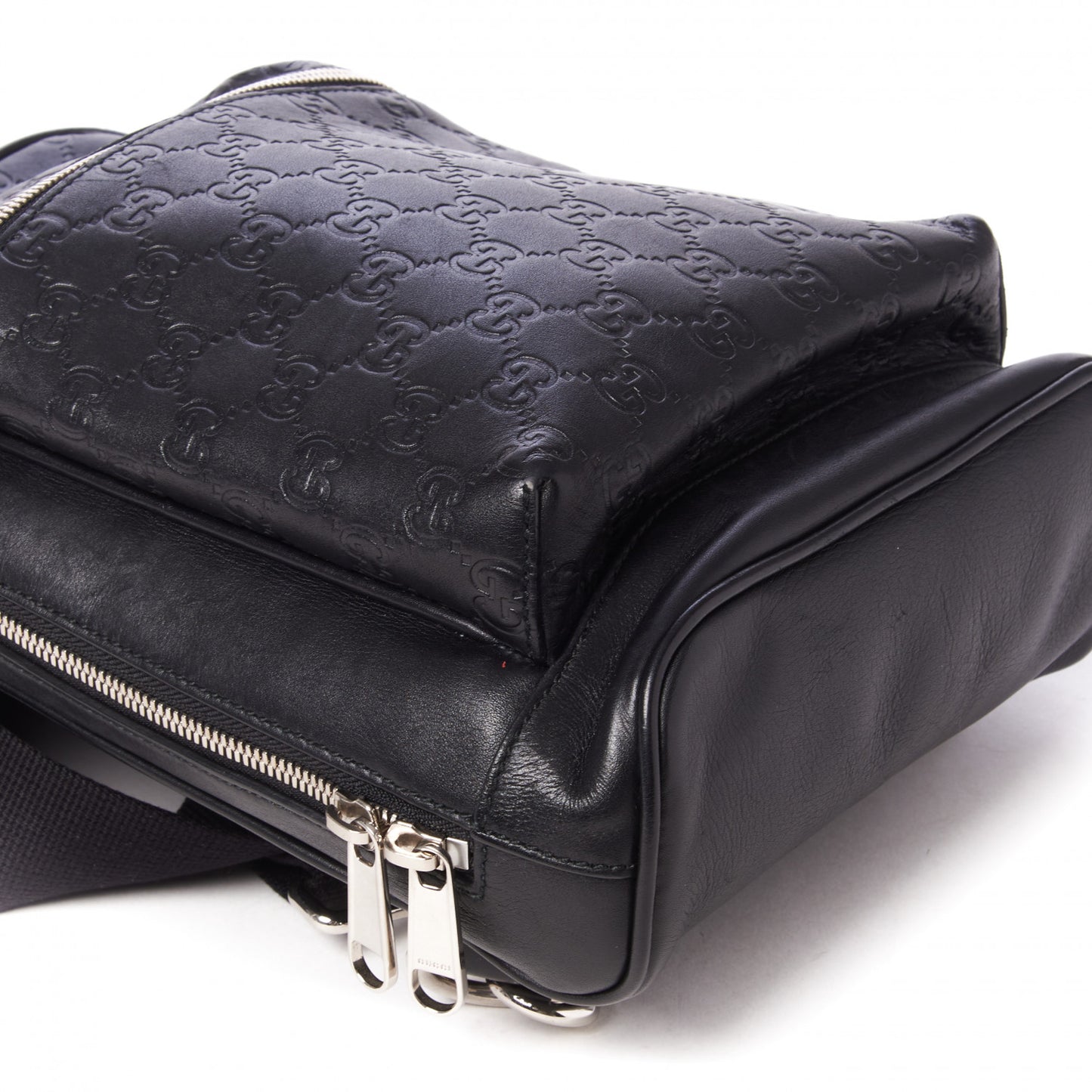 Guccissima Sling Backpack Black