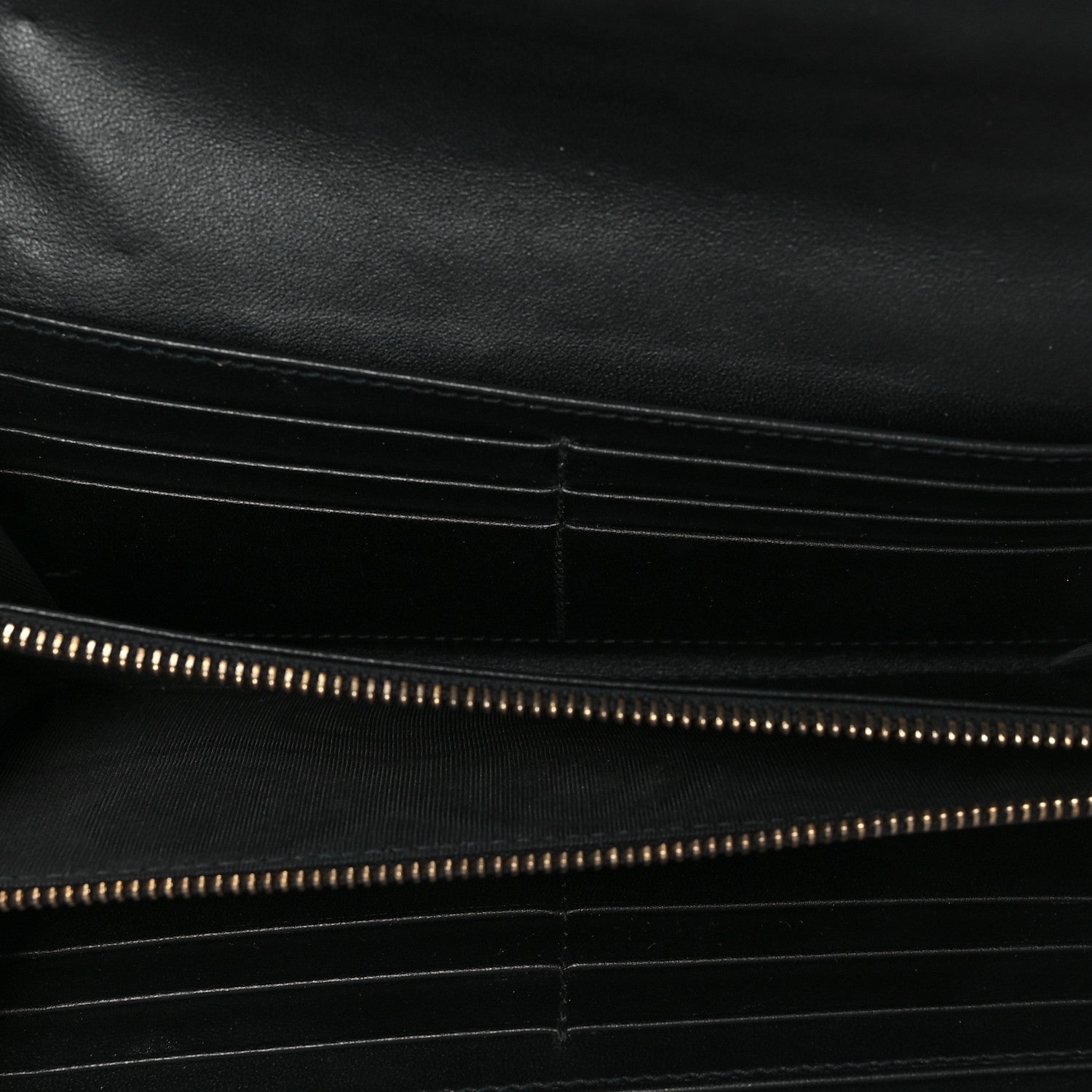 Christian Dior Calfskin Cannage Lady Dior Rendezvous Wallet Black 5 of 7