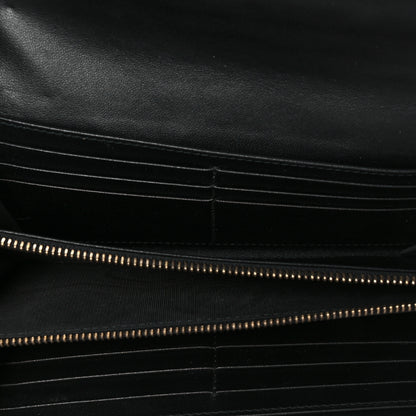 Christian Dior Calfskin Cannage Lady Dior Rendezvous Wallet Black 5 of 7