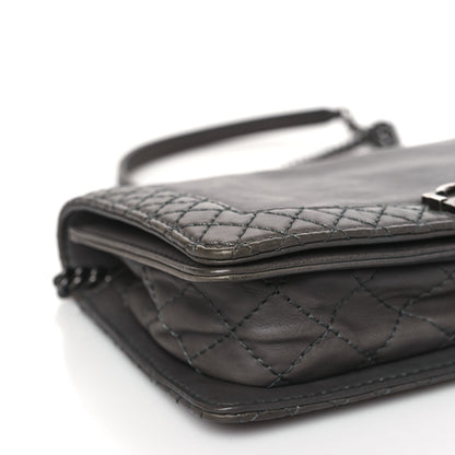 Chanel Calfskin Small Boy Reverso Flap Grey 8 of 9