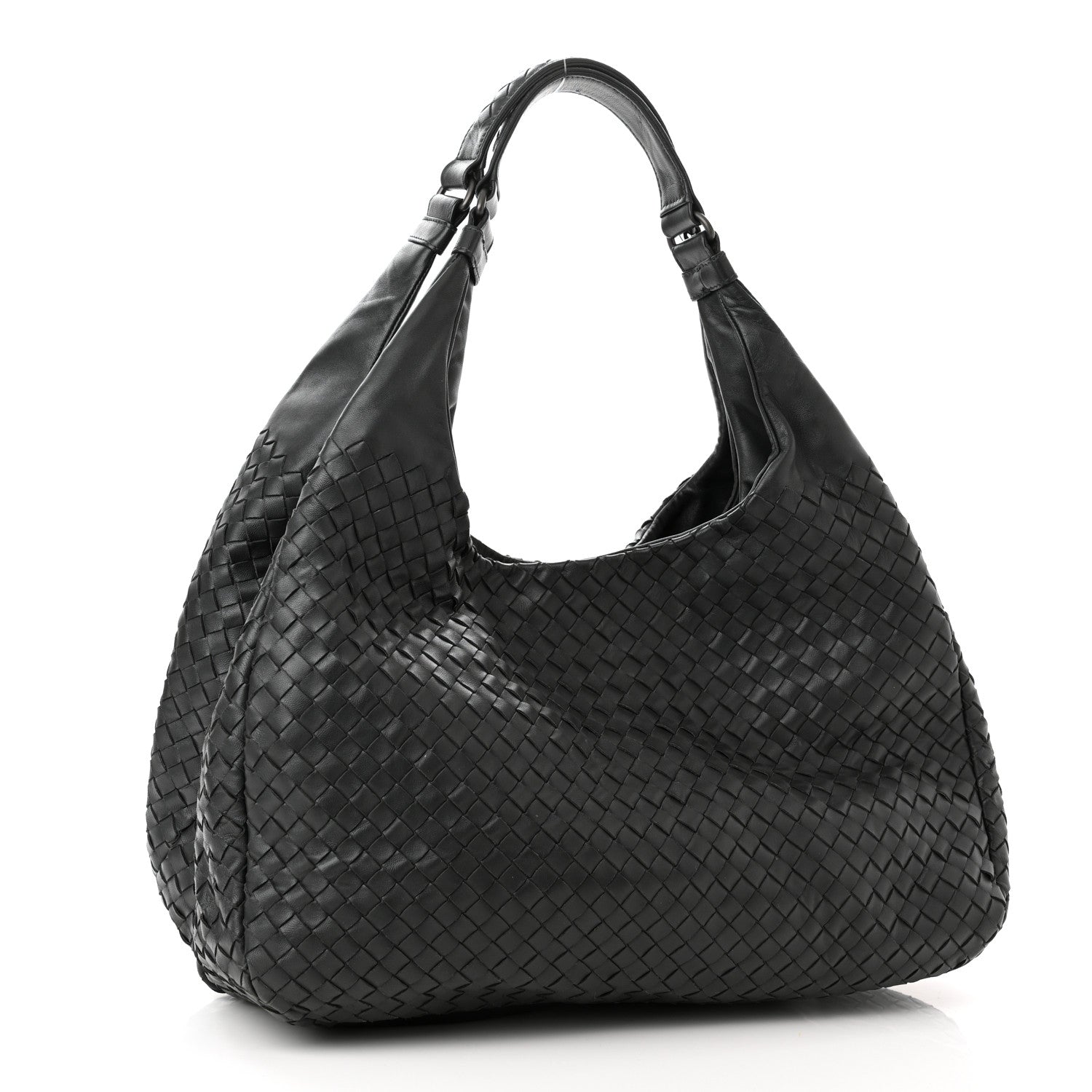 Bottega Veneta Nappa Intrecciato Medium Campana Hobo Black 3 of 11