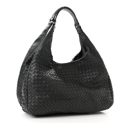 Bottega Veneta Nappa Intrecciato Medium Campana Hobo Black 3 of 11