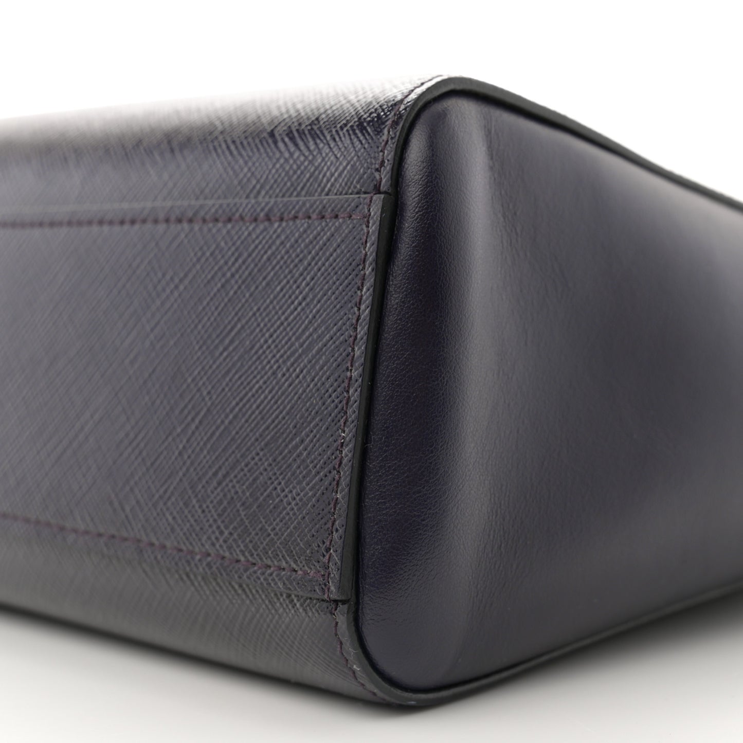 Saffiano Soft Calfskin Small Zippered Tote Baltico