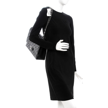 Chanel Caviar Quilted Maxi Double Flap Black 3 of 8