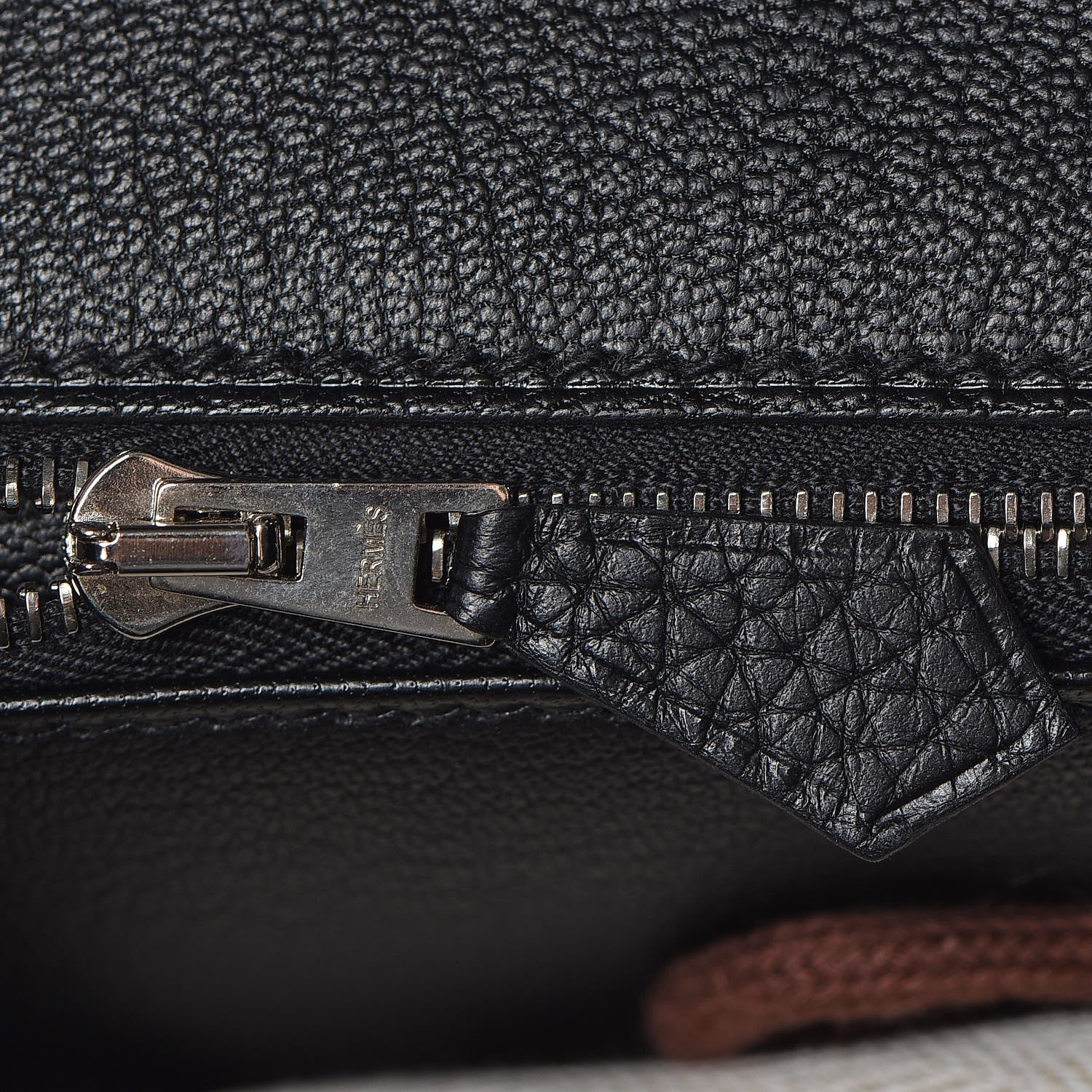 Hermes Taurillon Clemence Birkin 30 Black 10 of 18