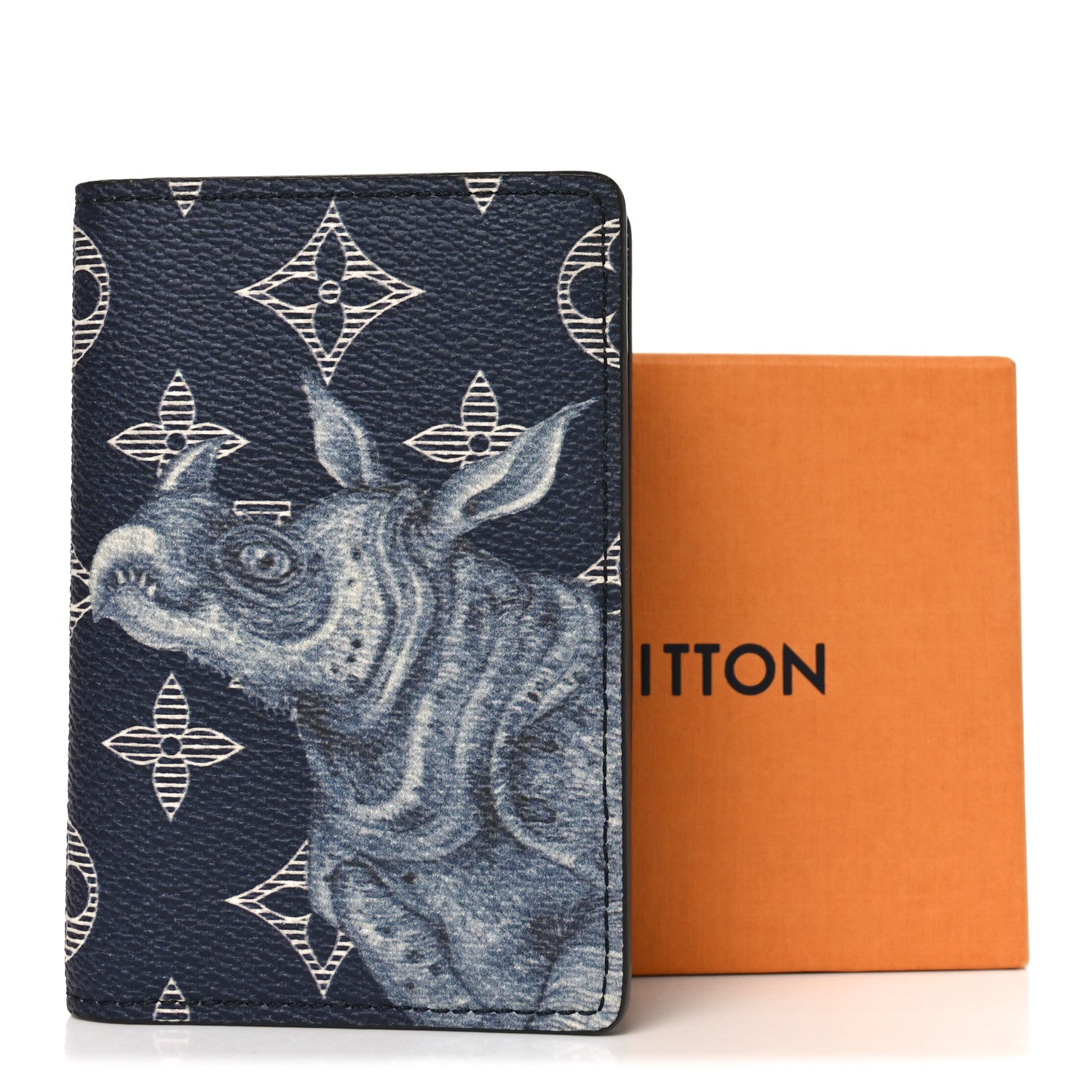Louis Vuitton Savane Monogram Chapman Rhinoceros Pocket Organizer