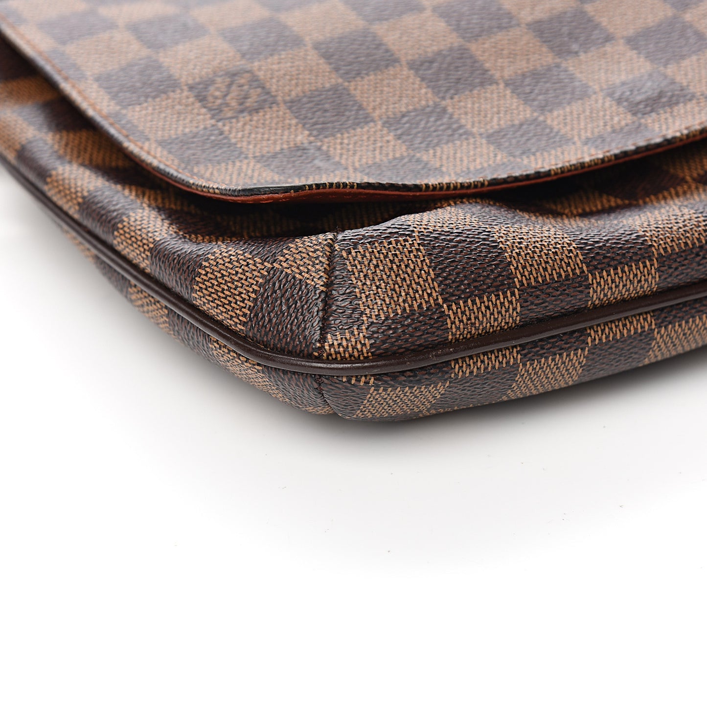 Damier Ebene Musette Tango Long Strap