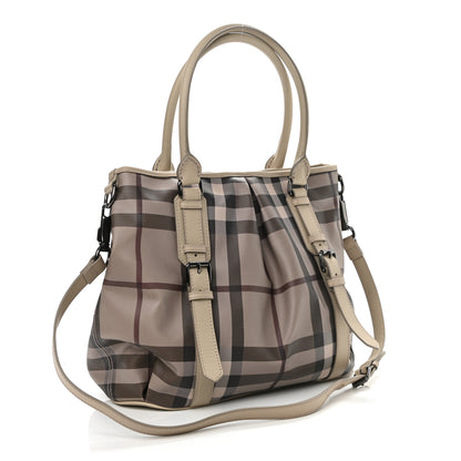 Burberry Smoked Check Small Northfield Tote Trench 3 of 11