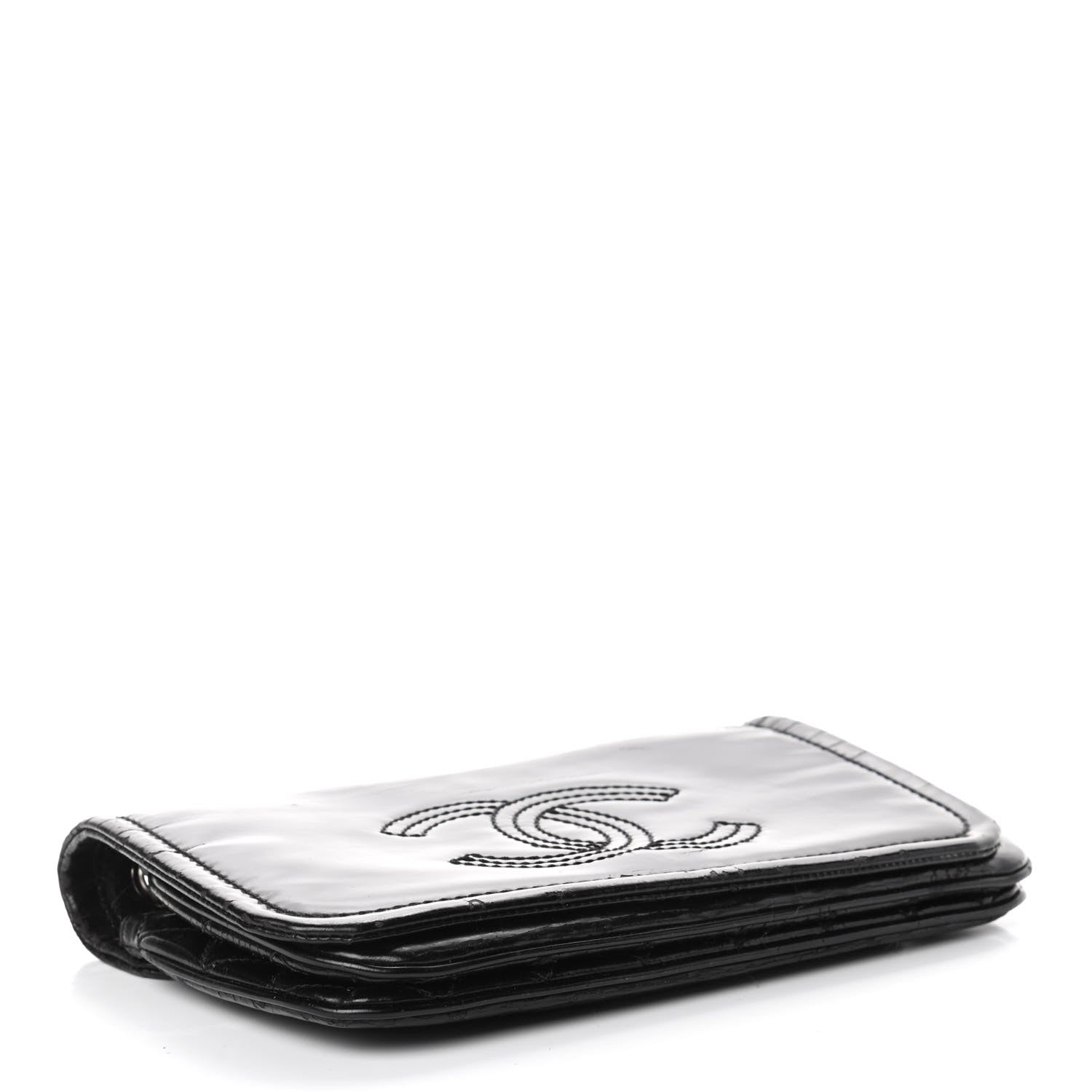 Chanel Vinyl Small Lipstick Flap Black 3 of 10