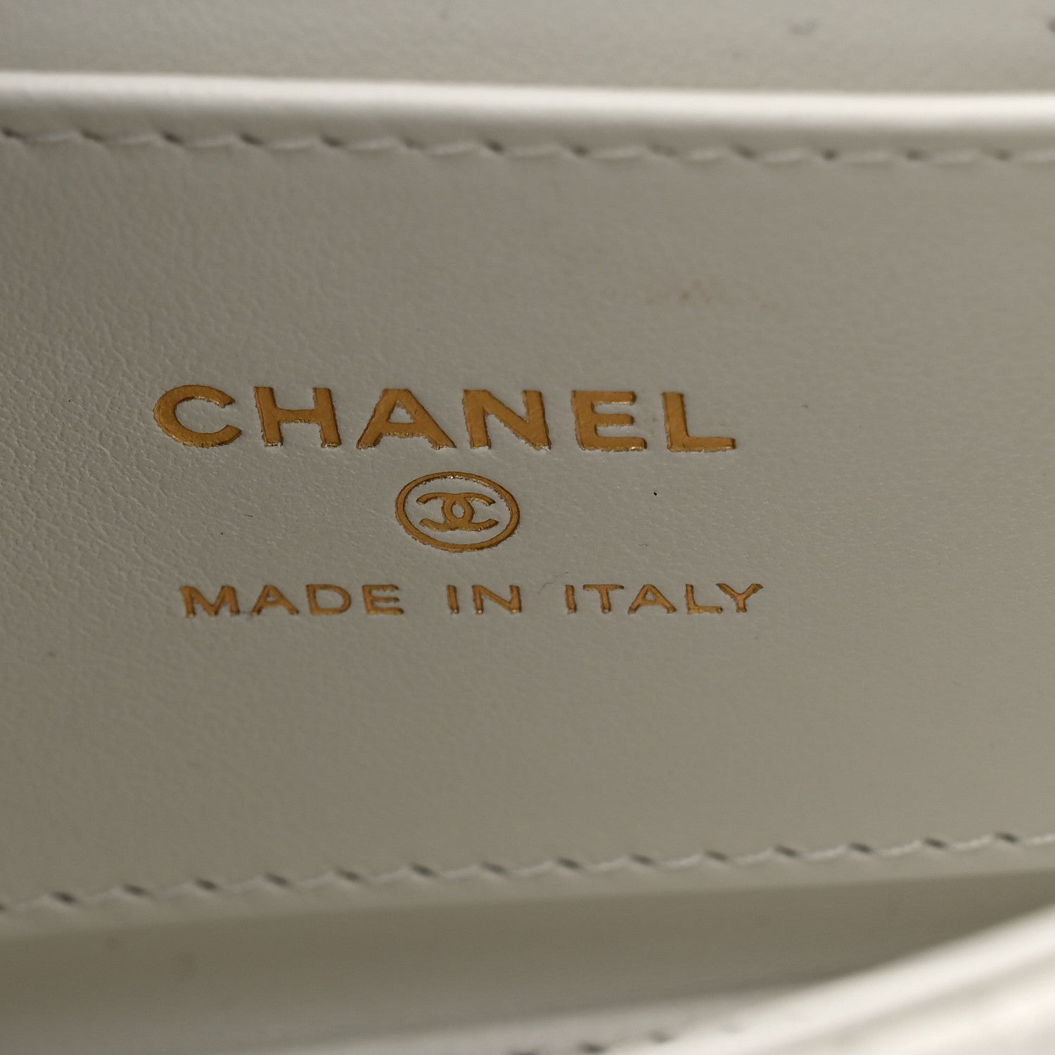 Chanel Shiny Aged Calfskin Quilted Mini Nano Kelly Shopper White 6 of 12