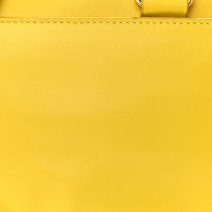Saint Laurent Calfskin Classic Duffle 6 Yellow 13 of 14