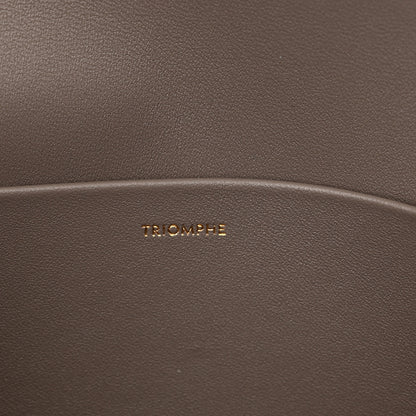 Celine Natural Calfskin Triomphe Shoulder Bag Pebble 6 of 10