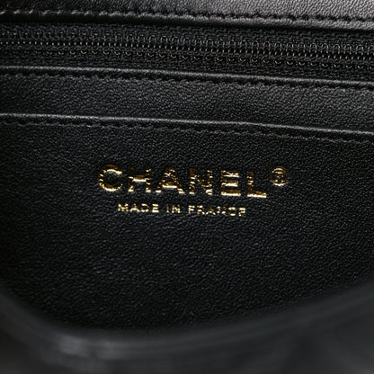 Chanel Lambskin Quilted Mini Rectangular Flap Black 5 of 10