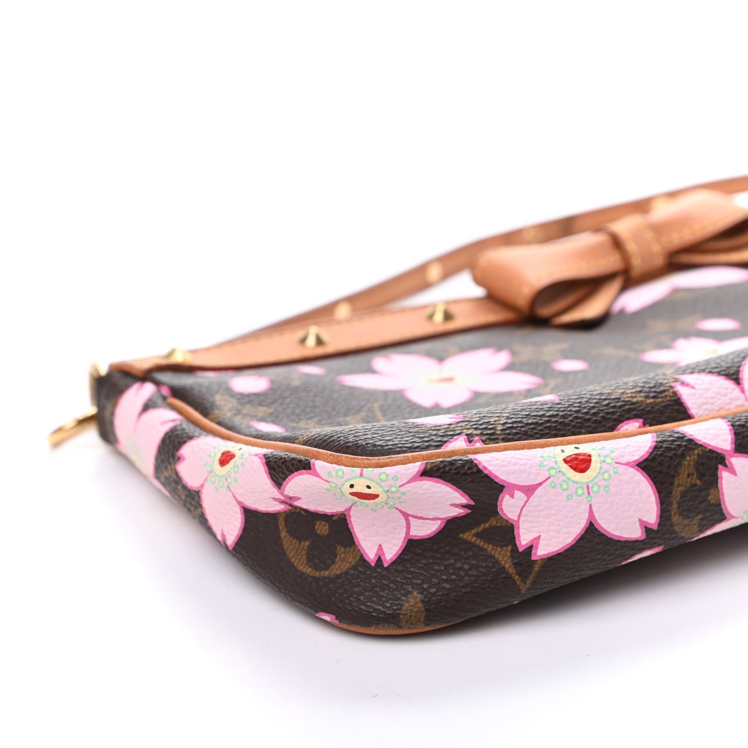 Louis Vuitton Monogram Cherry Blossom Pochette Accessories Brown 7 of 8