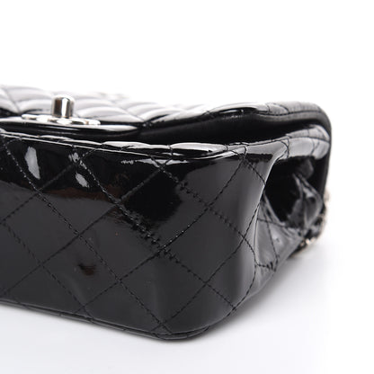 Chanel Patent Calfskin Quilted Mini Square Flap Black 9 of 12
