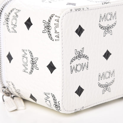 MCM Visetos Vanity Case White 9 of 10
