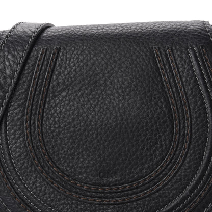 Chloe Calfskin Mini Marcie Round Crossbody Bag Black 10 of 10