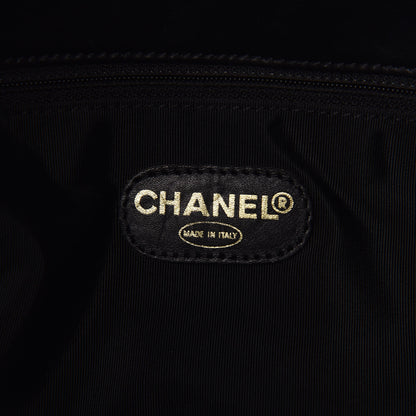 Chanel Lambskin CC Tote Black 8 of 17