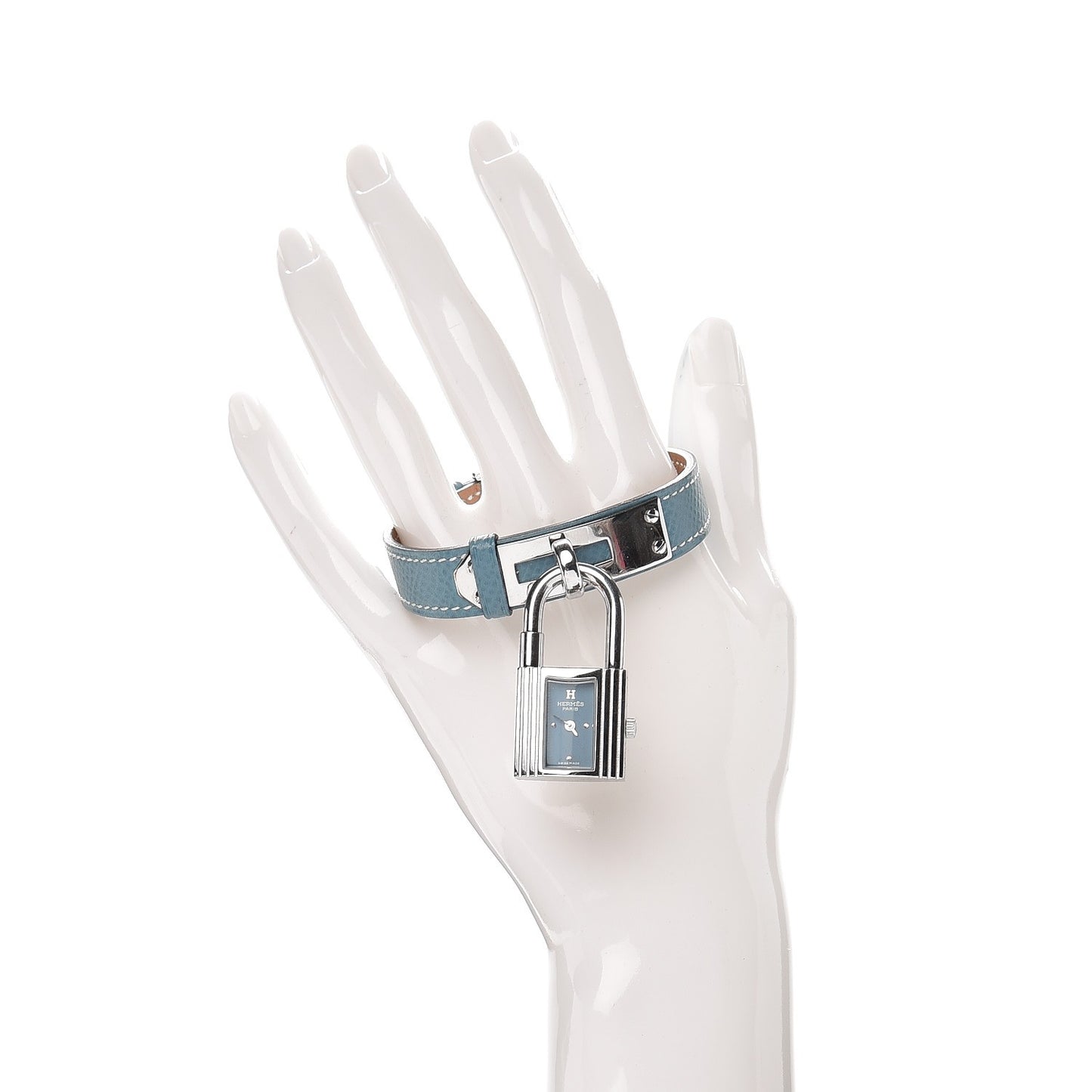 Stainless Steel Courchevel 20mm Kelly Cadena Quartz Watch Blue Jean