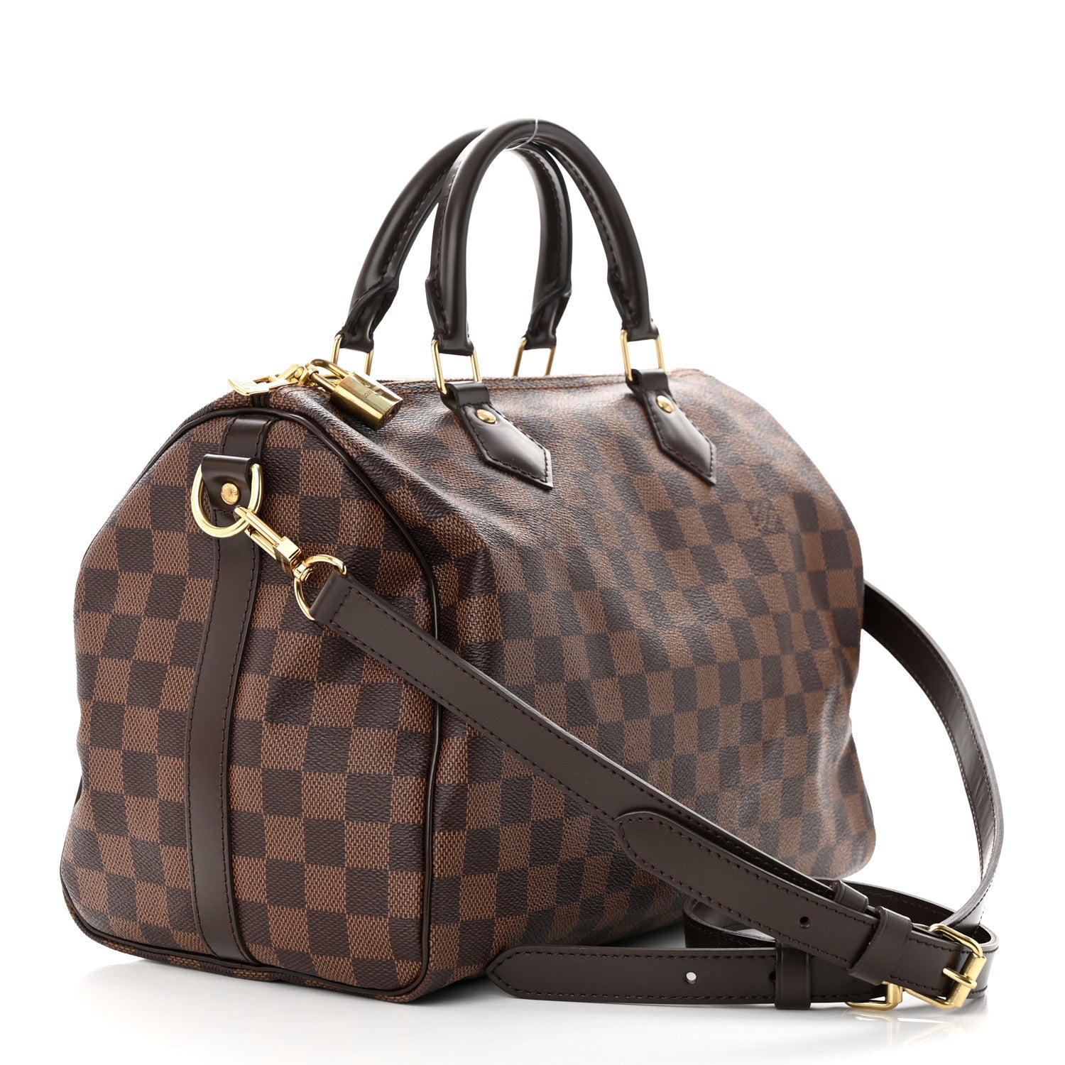 Louis Vuitton Damier Ebene Speedy Bandouliere 30 3 of 10