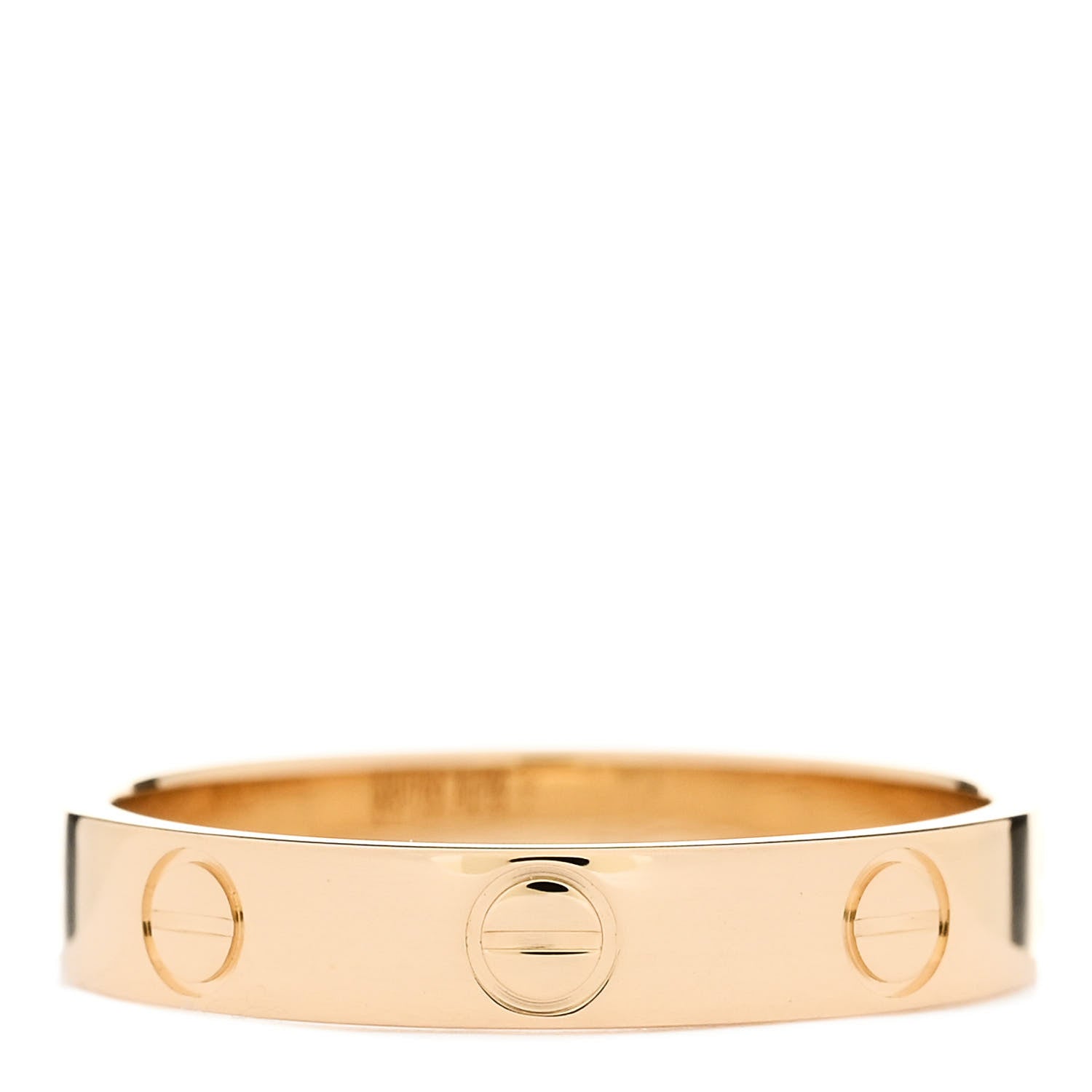 Cartier 18K Yellow Gold 3.5mm LOVE Wedding Band Ring 54 7 3 of 4