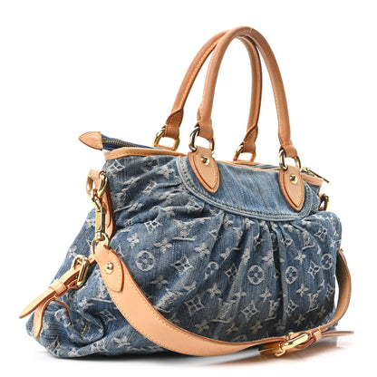 Louis Vuitton Denim Neo Cabby MM Blue 3 of 9