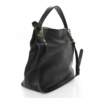 Gucci Pebbled Calfskin Large Soho Hobo Black 3 of 10