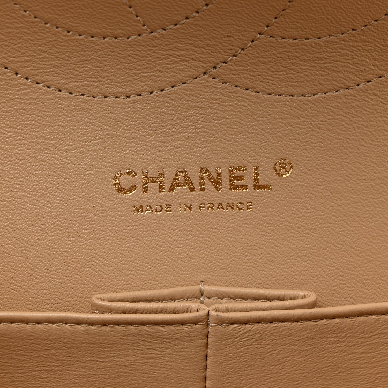 Chanel Caviar Quilted Jumbo Double Flap Light Beige 6 of 10
