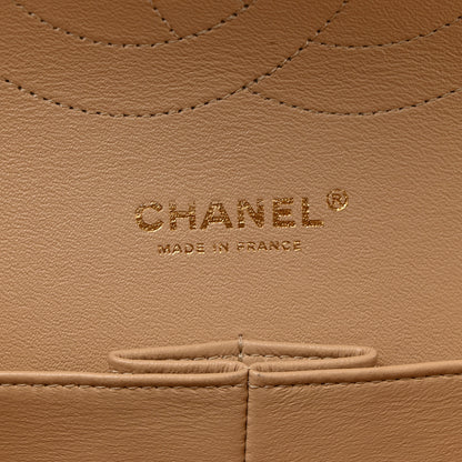 Chanel Caviar Quilted Jumbo Double Flap Light Beige 6 of 10