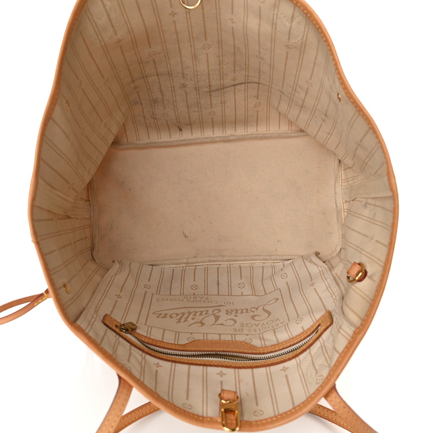 Louis Vuitton Damier Azur Neverfull MM 5 of 9