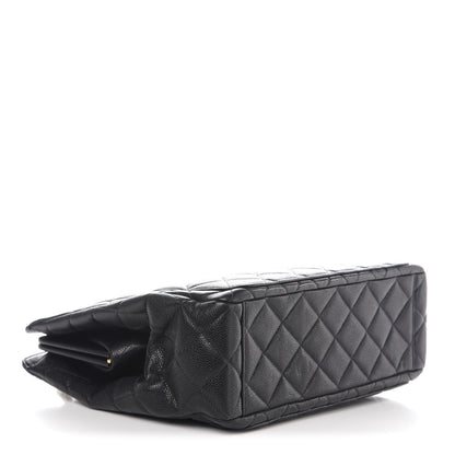 Chanel Caviar Quilted Frame Shoulder Bag Black 4 of 9