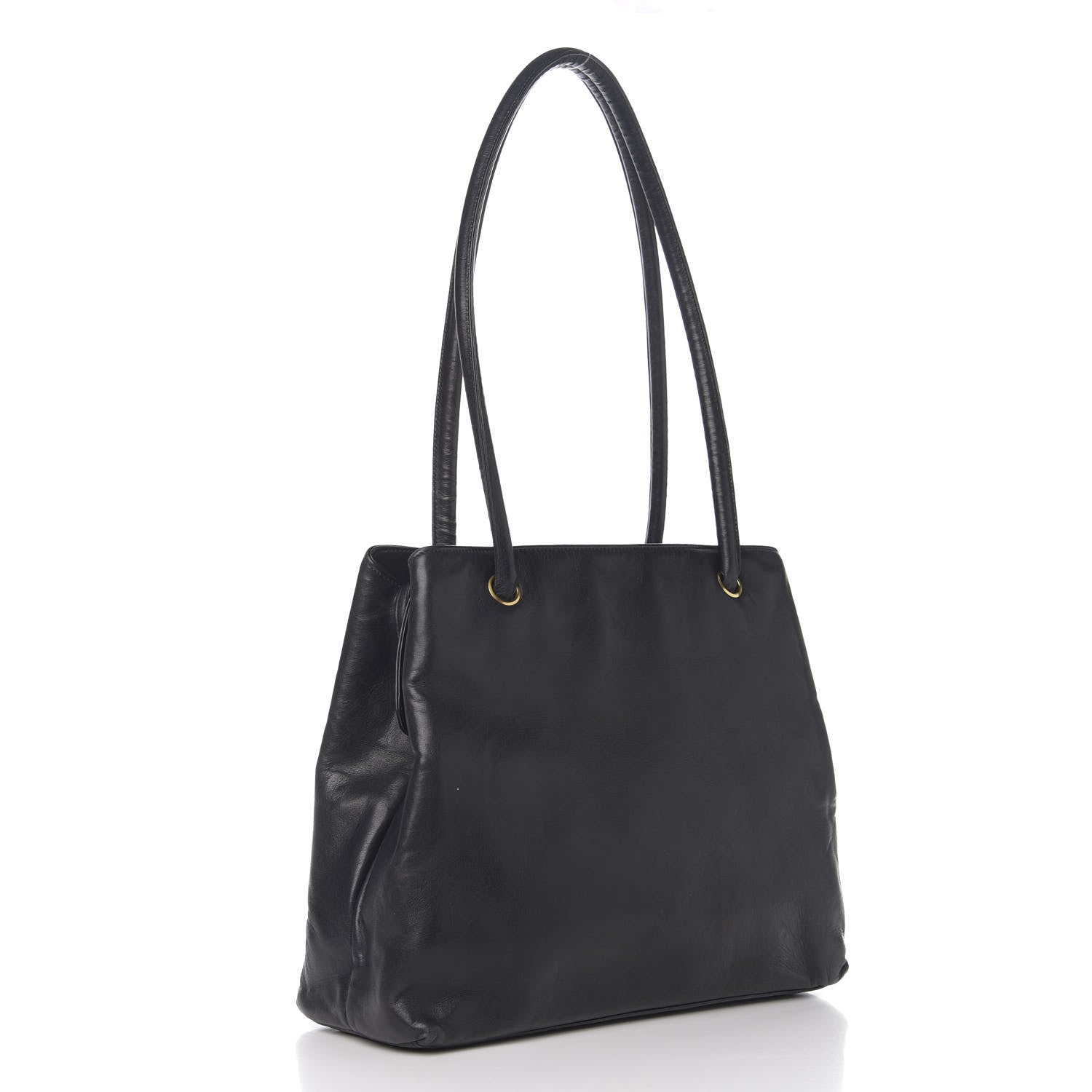 Chanel Lambskin CC Shoulder Bag Black 2 of 14