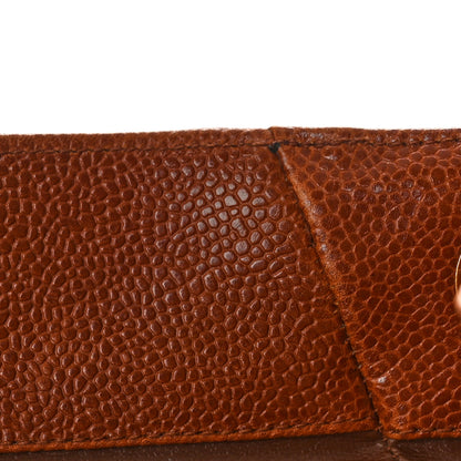 Chanel Caviar CC Backpack Brown 9 of 13
