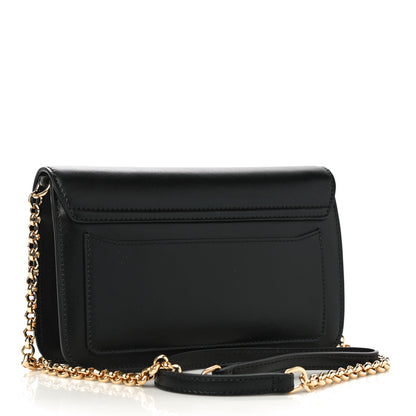 Chloe Calfskin Suede C Clutch With Chain Black 3 of 13