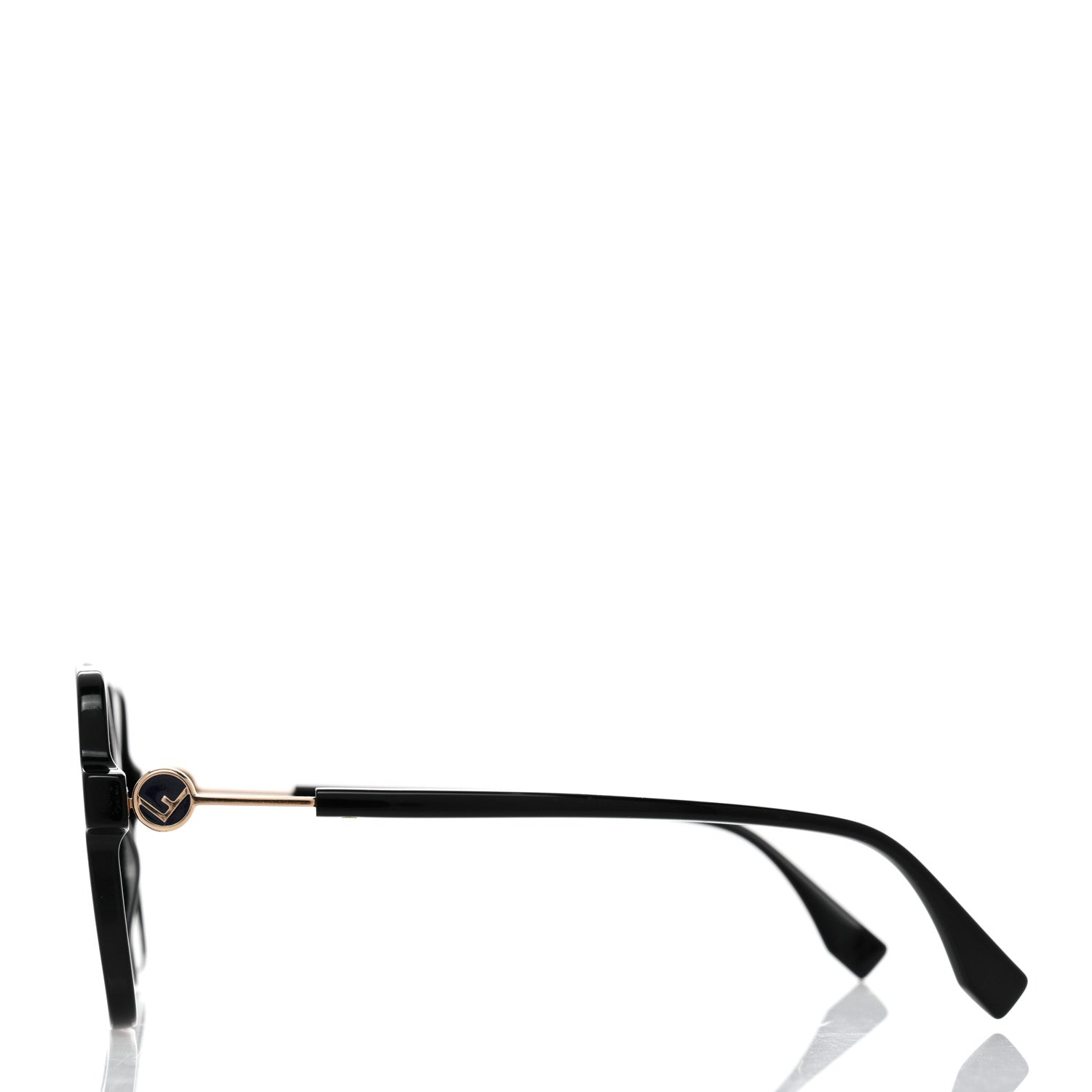 Fendi Square Sunglasses FF 0411/S Black 3 of 7