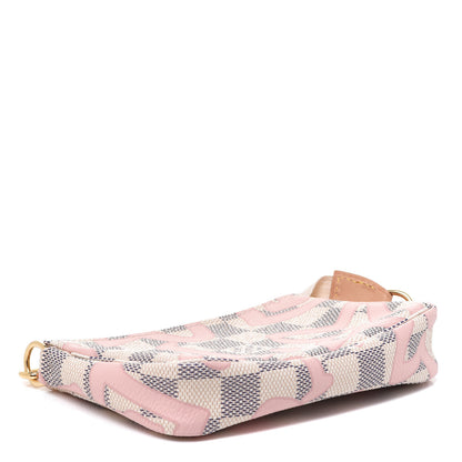 Louis Vuitton Damier Azur Tahitienne Mini Pochette Accessories 4 of 7