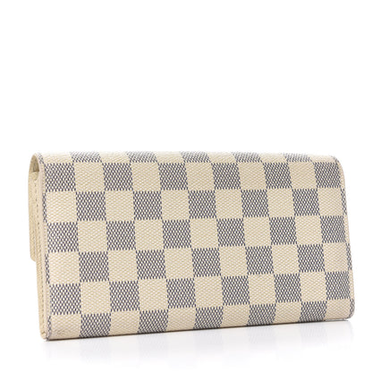 Louis Vuitton Damier Azur Sarah Wallet 3 of 9